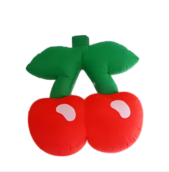 Best sale fruit festival Giant Inflatable Cherry model for Advertising / Artificial strawberry for Event Decoration