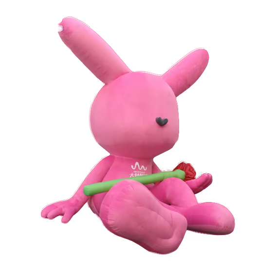 Indoor Advertising easter decorative Inflatable Bucktooth rabbit Bunny