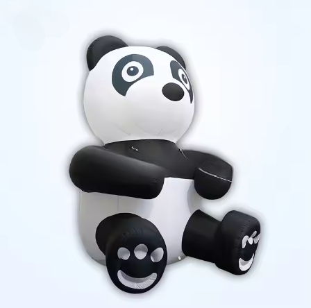 Giant inflatable panda sitting model advertising amusement party event festival exhibition decoration