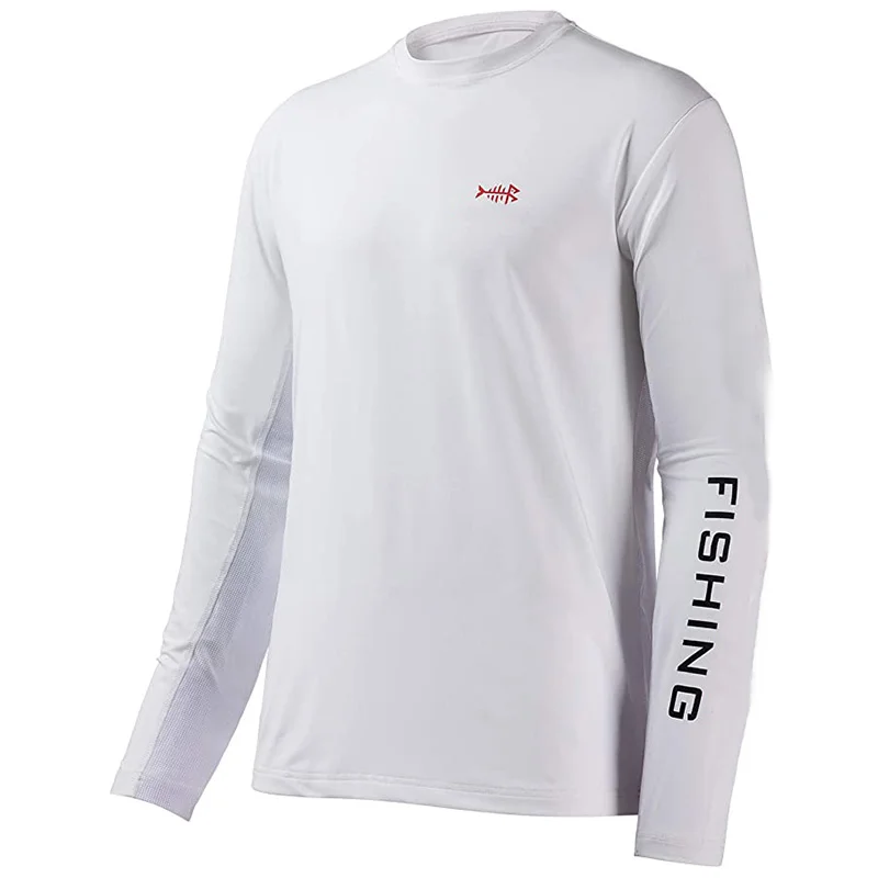 High Quality 88 Polyester 12 Spandex Anti-uv Quick Dry Long Sleeve Fishing Clothing Custom Sublimation Fishing Jersey Shirts