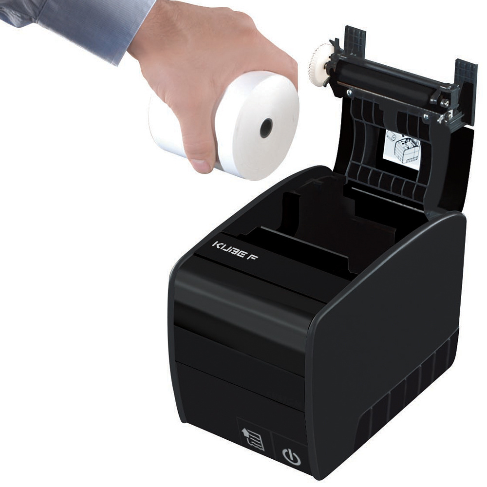 KUBEII Thermal POS Printer USB Receipts Tickets 80mm with auto cutter for Retail and hospitality sectors