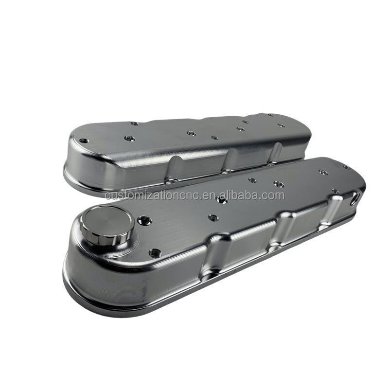 factory billet box cnc machining aluminum parts silver GM LS1 LS2 LS3 LS7  engine valve cover