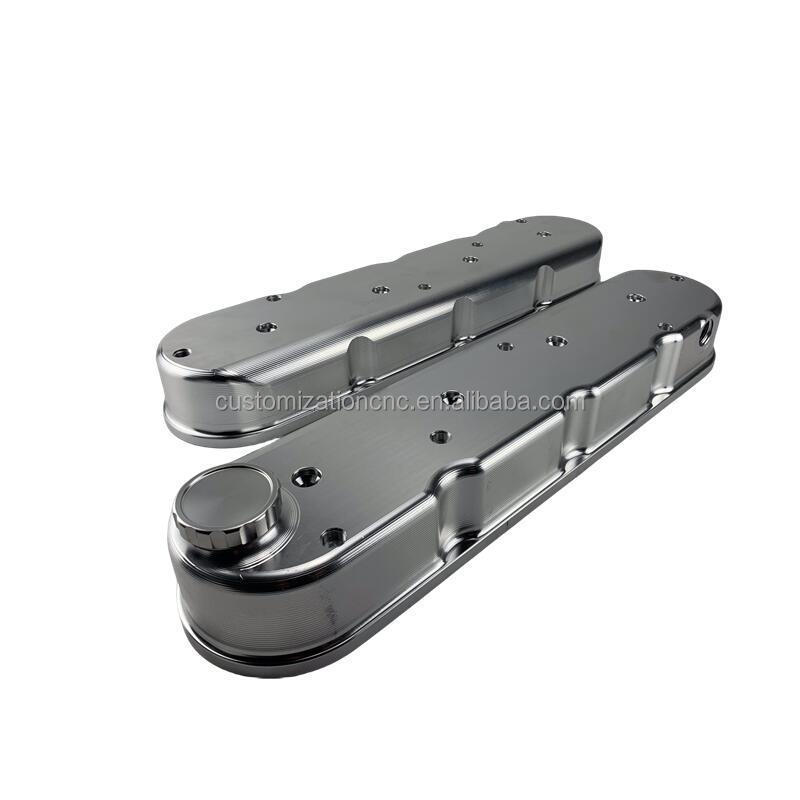 factory billet box cnc machining aluminum parts silver GM LS1 LS2 LS3 LS7  engine valve cover