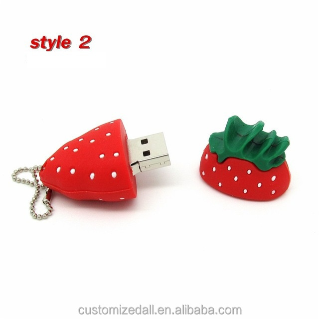 11 kinds of cartoon vegetables and fruits usb memory stick pepper carrot watermelon usb flash drive cartoon fruits memory stick