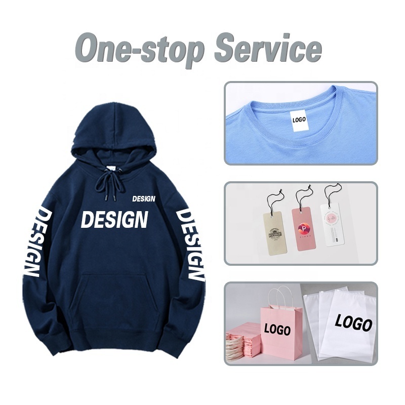 High Quality Cotton Pullover Warm Oversize Wholesale Men Custom Logo Printing Embroidery Fleece Hoodies