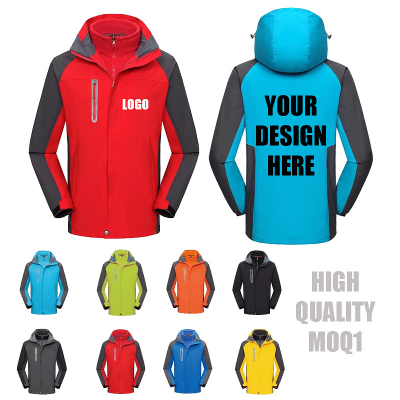 High Quality Winter Custom Waterproof Windbreaker Casual Men Track Coats And Jackets