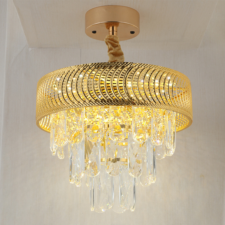 Industrial Style Ceiling Light Brass Living Room Lights Brass Pendant Light With Remote Control Ceiling Crystal Chandeliers