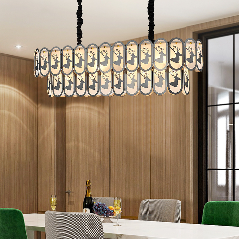 Round Chandelier Flush Mount Ceiling Modern Crystal Pendant Light For Living Room Dining Room Lobby Bathroom Restaurant