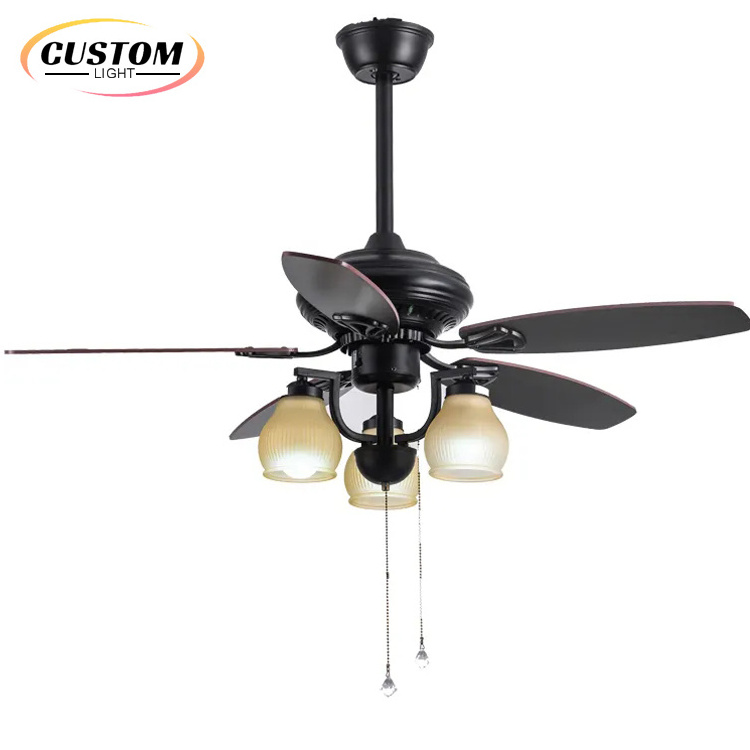 Lmparas Con Ventilador Kronleuchter Gold Decorative Modern Custom Chandelier Ceiling Fan With Led Light And Remote Fan Light