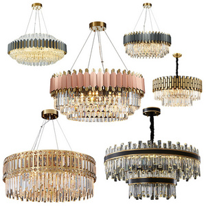 Wholesale Chandeliers Ceiling Entrance Nordic Art Craft Decoration Crystal Wedding Chandelier