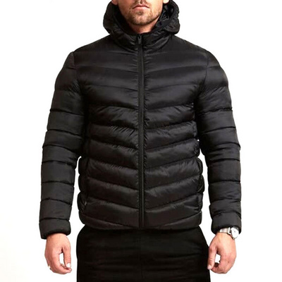 Breathable High Quality Men Custom Jackets Without Hood Fashion Padded Men Stylish Puffer Jacket