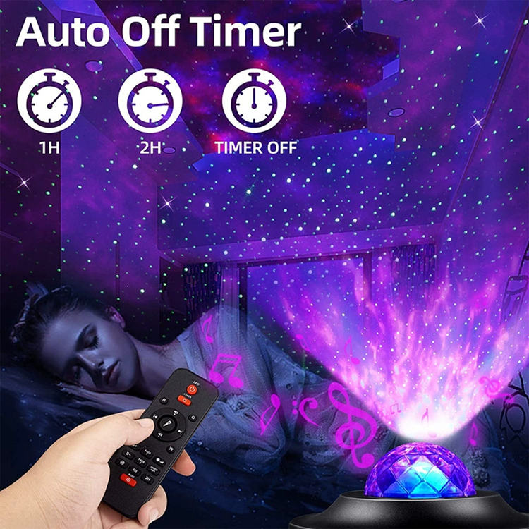 Home decoration aurora star projector led night light gaming room bluetooth RGB lamp indoor mini USB rechargeable starry light