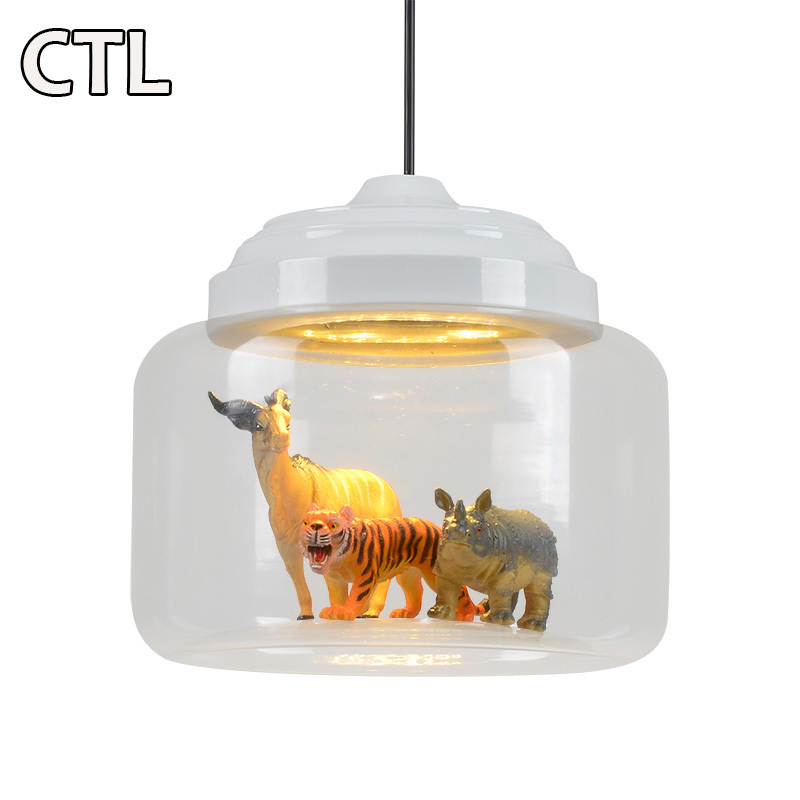 2024 modern hand blown cartoon creative baby led glass moon pendant ceiling lights baby room 3d glass pendant lighting