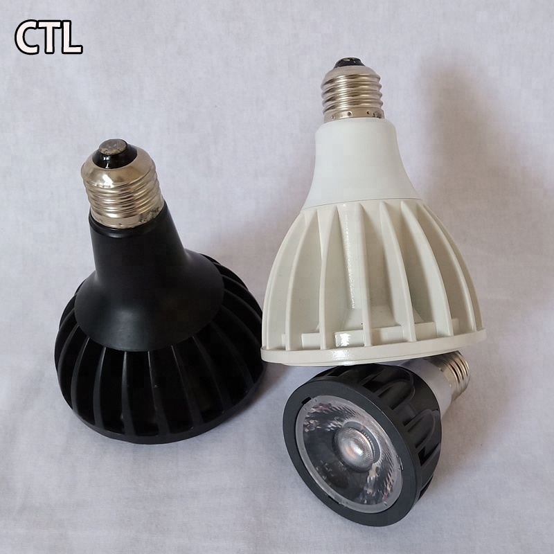 High lumen PAR 30 LED light warm white spotlights 20/30/35W 100-240v e27 COB par30 led bulbs