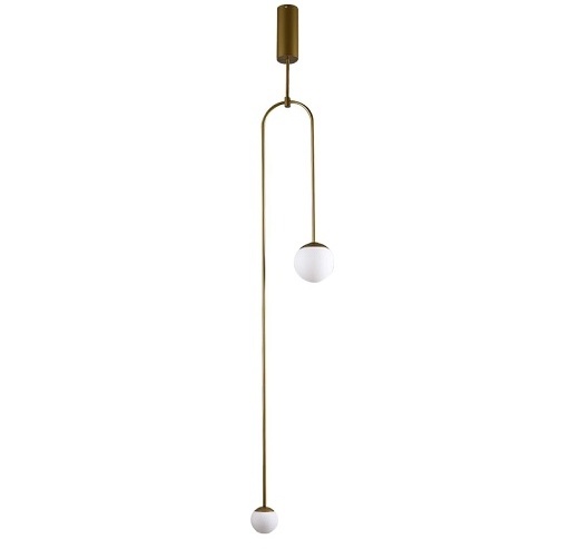 Kitchen island decorative gold single hanging lamp nordic modern artistic glass globe pendant light