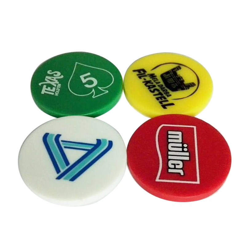 customized logo poker chip cheap plastic token coin