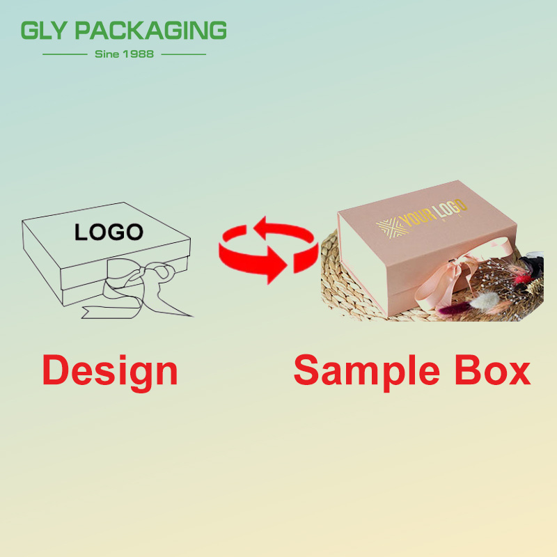 GLY Packaging Luxury Custom Folding Foldable Magnetic Collapsible Paper Gift Cap Hat Bag Apparel Packaging Cardboard Boxes