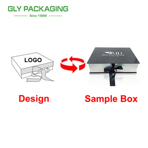 GLY Packaging Luxury Custom Folding Foldable Magnetic Collapsible Paper Gift Cap Hat Bag Apparel Packaging Cardboard Boxes