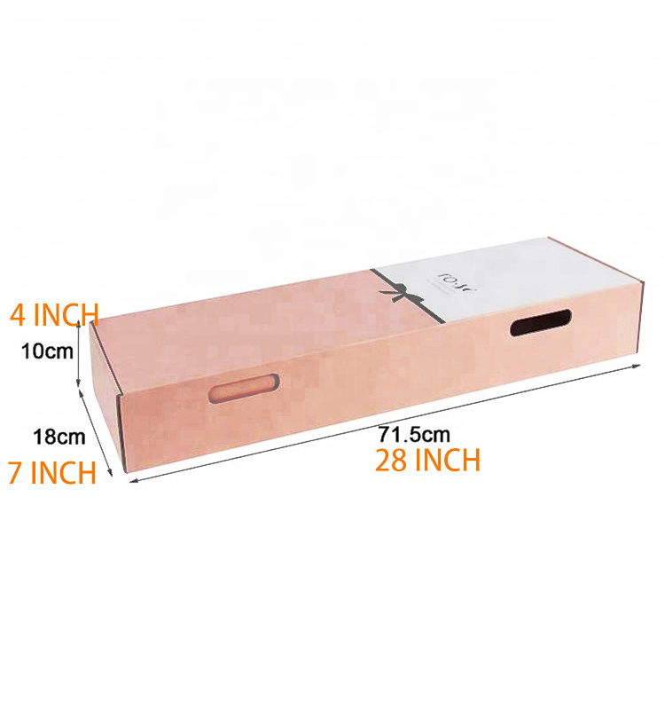 Luxury Unique Rectangular Blank Corrugated Cardboard Transport Mom Floral Gift Packaging Flower Shipping Box