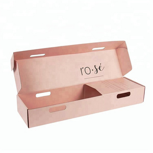 Luxury Unique Rectangular Blank Corrugated Cardboard Transport Mom Floral Gift Packaging Flower Shipping Box