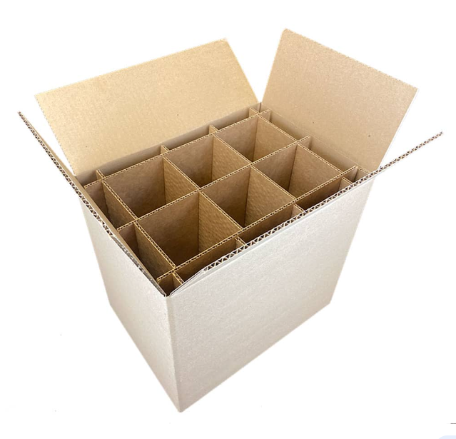 High Quality Shanghai Wholesale Supply Reasonable Price Strong Transport Box Custom Printed 4/6/8 bottles Wine Shipping Carton