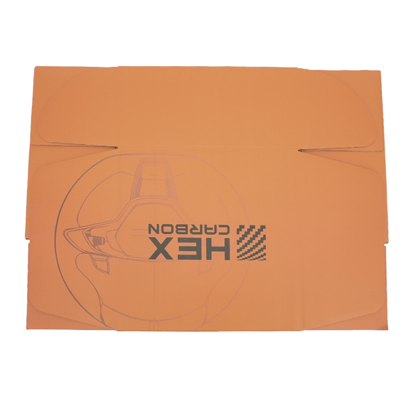 Customized Orange Jewelry Gift  Mailer Packaging Boxes Orange Cardboard Corrugated Shipping Box for Packaging