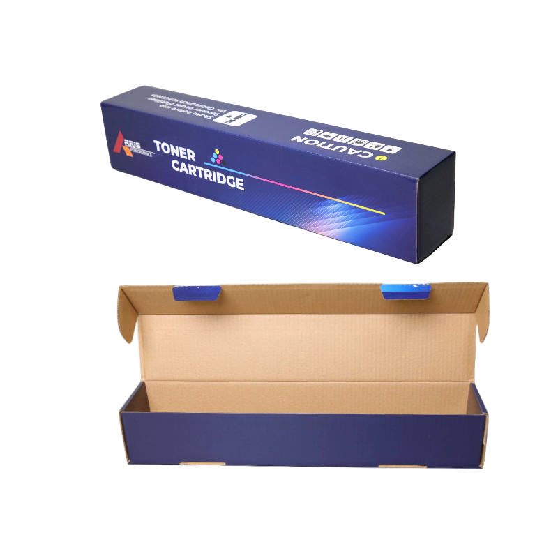 Wholesale toner printer package double wall tuck top corrugated cardboard long carton box cartridge packaging