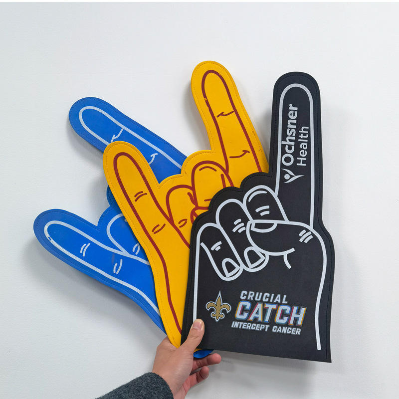 AI-MICH Custom Big Foam Finger Hand Middle Finger Sponge Foam Cheering Hands Fans Party EVA Foam Finger Sponge Hand For Events