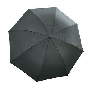 Fashion style shenzhen 130cm oversize business hand umbrella straight stick black big umbrella outdoor parasol