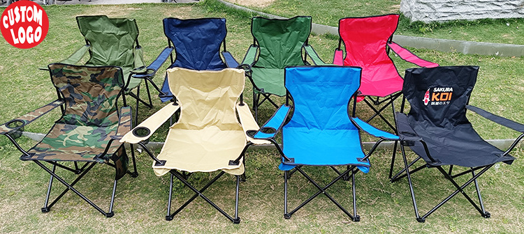 AI-MICH Camping Folding Chair Outdoor Furniture Portable Picnic Chair Aluminum With Travel Camping Chair With Umbrella