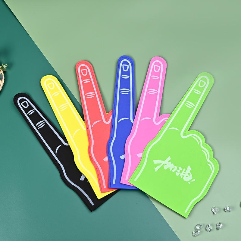 AI-MICH Customized EVA Foam Cheerleading Palm Noisemaker Cheering Props Gloves Foam Finger Sleeve Clapping Hands