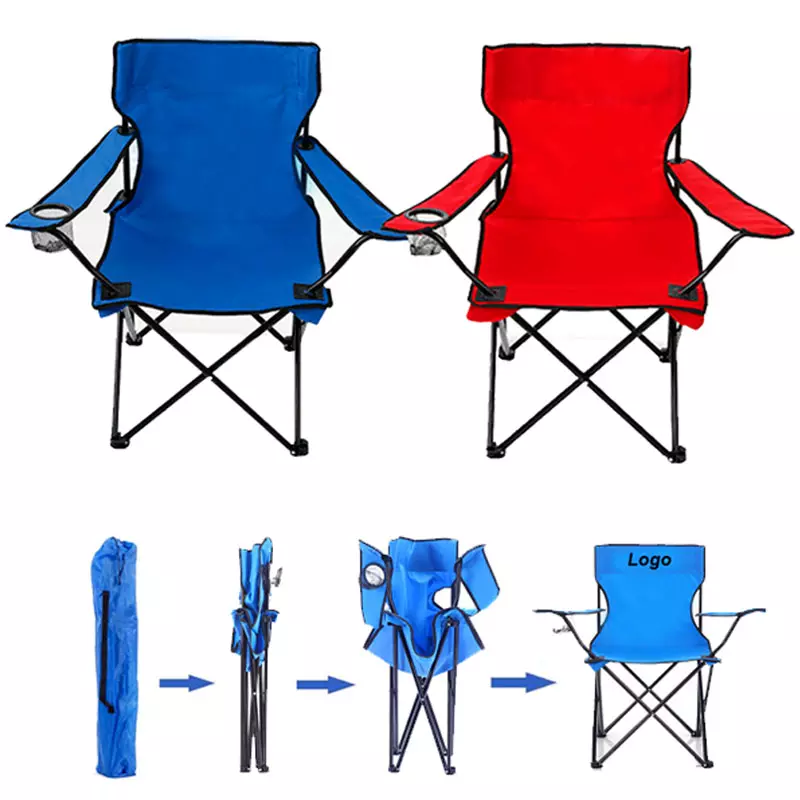 AI-MICH Customizable Logo Beach Chair Portable Folding Metal Beach Chair Factory Foldable Lightweight Camping Pink Beach Chair