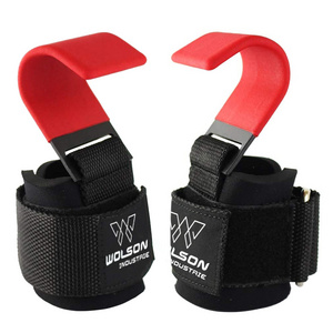 High Quality Customize Weight Lifting Hook Strap Wrist Support Powerlifting Training and Gym Hook Straps for women