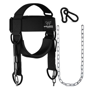 New Arrival Gym Boxing Strength Trainer 4MM Padded Neck Head Harness Exerciser Neck Harness Weight Lifting Training