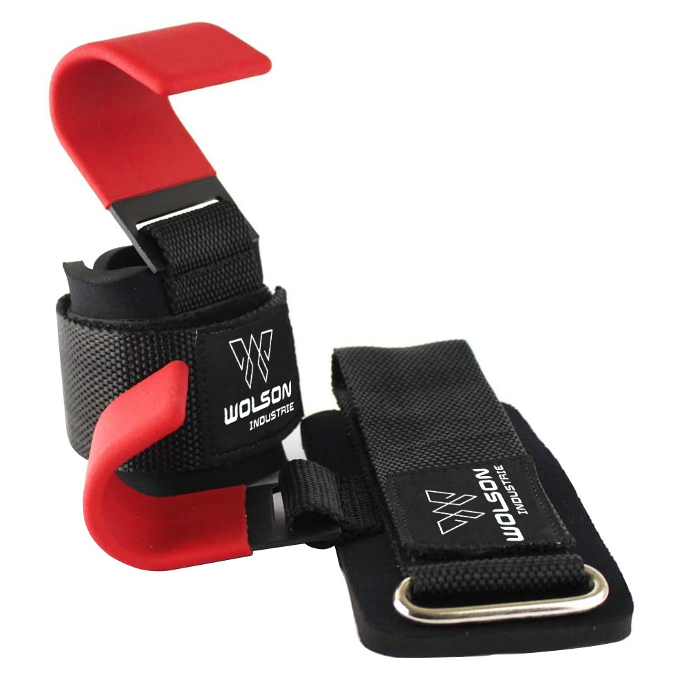 High Quality Customize Weight Lifting Hook Strap Wrist Support Powerlifting Training and Gym Hook Straps for women