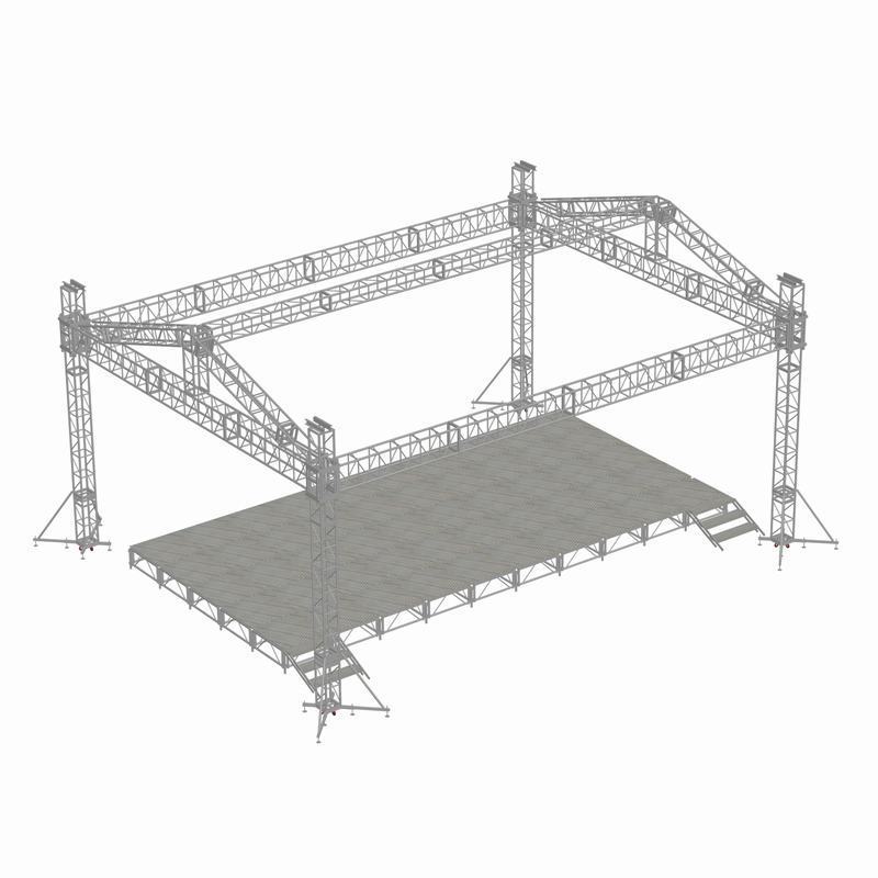 Fashion Show Stage Equipment Speaker Dj Truss Lifting Tower Lights Event Aluminum Truss Aluminum Truss Pulpit