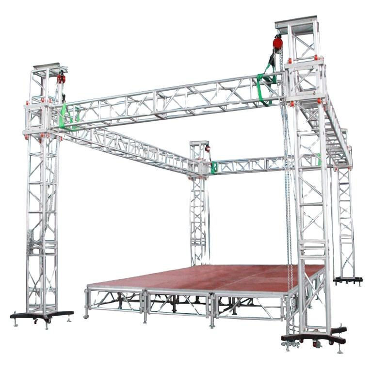 Fashion Show Stage Equipment Speaker Dj Truss Lifting Tower Lights Event Aluminum Truss Aluminum Truss Pulpit