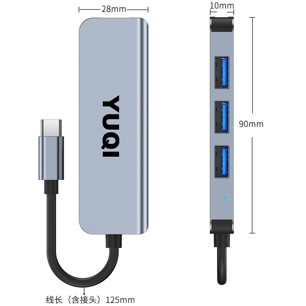 4 Port Usb Hub Power Charger and Usb Socket 3 0 2 0 Computer Usb Hub