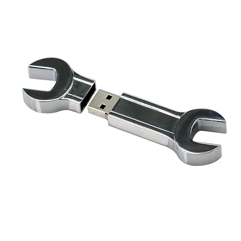 Spanner Metal 4gb Cle Usb Flash Drive 8GB 16GB 32GB 64GB Thumb Memory Stick Pendrive Disk Memorias Custom Cle USB Key Wholesale