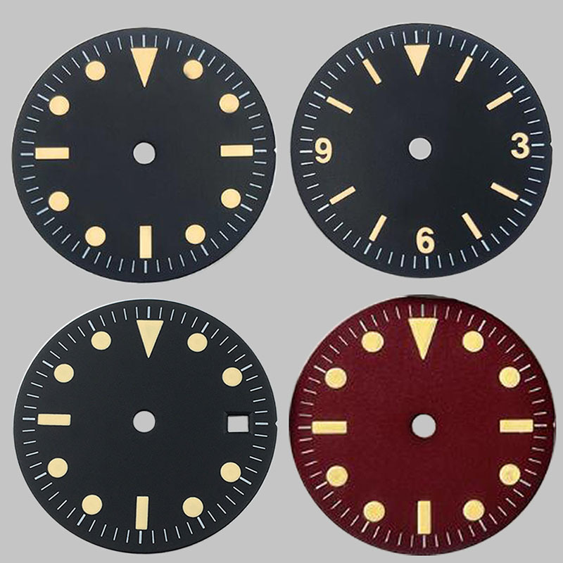 Popular custom logo watch plate literal 28.5mm fit 2824 2815 3804 movement