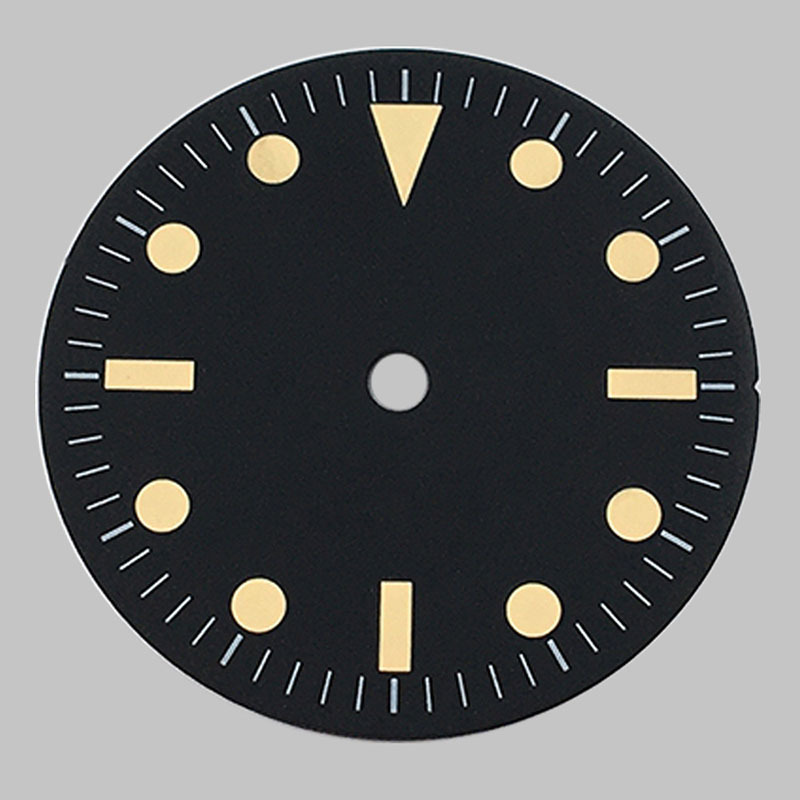 Popular custom logo watch plate literal 28.5mm fit 2824 2815 3804 movement