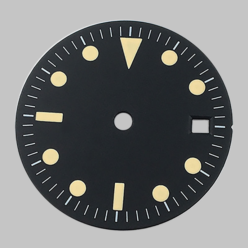 Popular custom logo watch plate literal 28.5mm fit 2824 2815 3804 movement