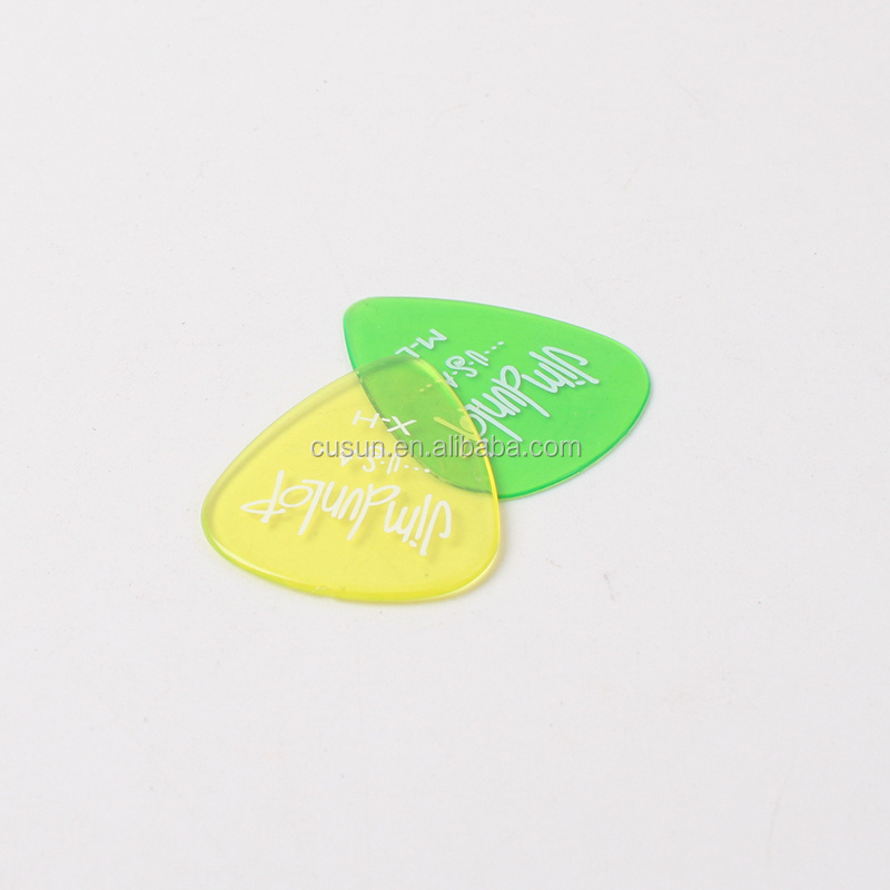 New Design musical instrument accessories bluk plastic colorful custom alice guitar pick