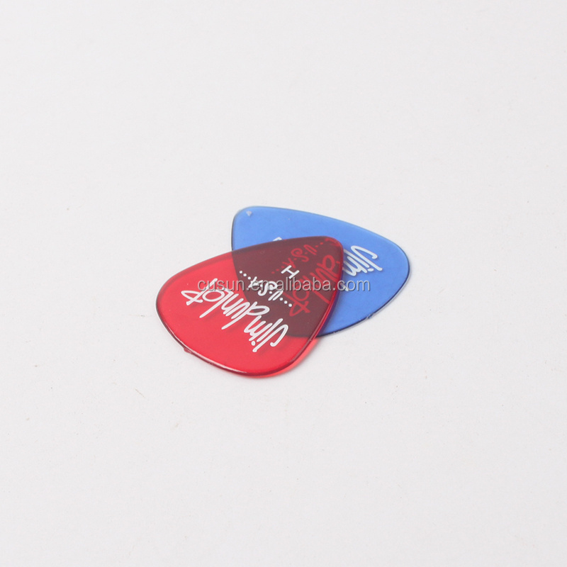 New Design musical instrument accessories bluk plastic colorful custom alice guitar pick