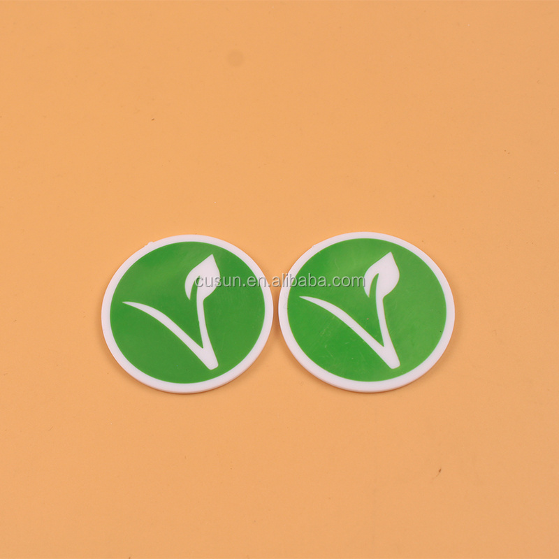 2022 Cheap eco-friendly Custom 23.2mm printed logo Euro standard Plastic token