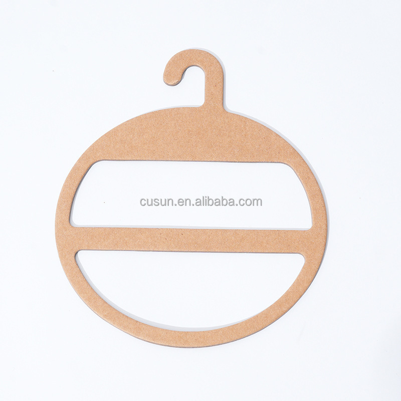 Factory price Cardboard Paper Ring Scarf Holder Hanger Tie Belt Closet Clothes Organizer Hook