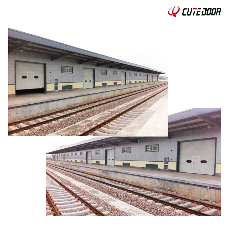 Factory Cheap Steel Vertical Factory Lifting Automatic Sliding Warehouse Overhead Industrial Door