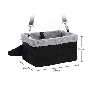 Puppy Cat Car Seat Upgrade Deluxe Portable Pet Dog Booster Car Seat for Dog Cat