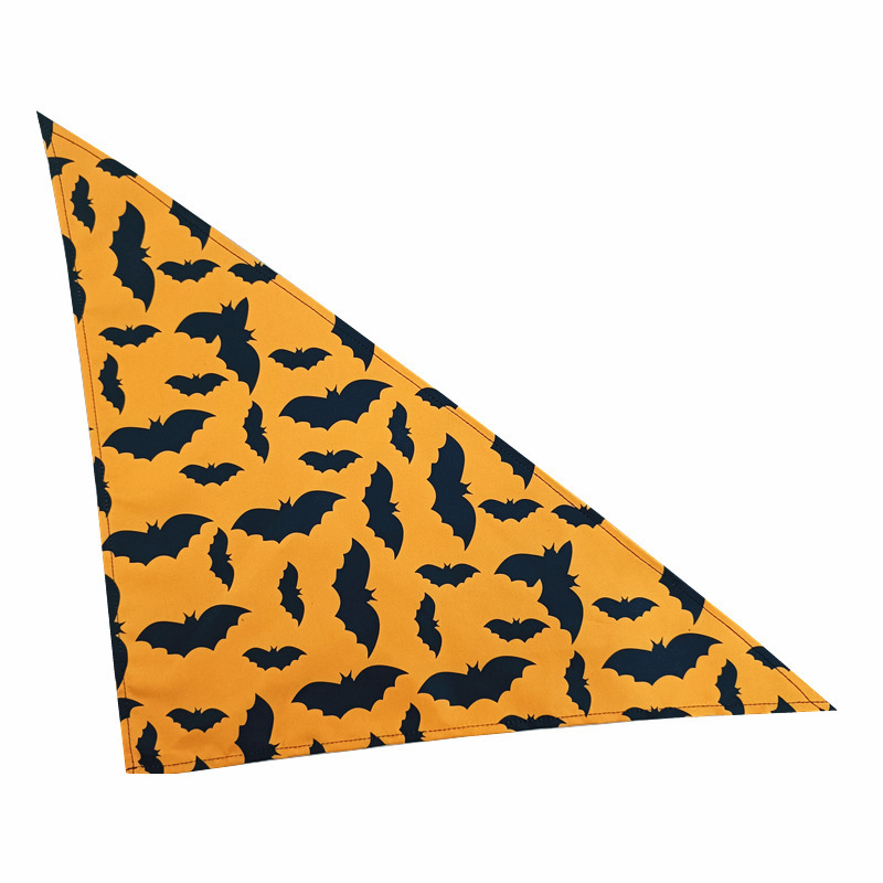 Factory Thanksgiving dog slobber scarf Christmas pet triangle scarf Halloween cat dog bandana