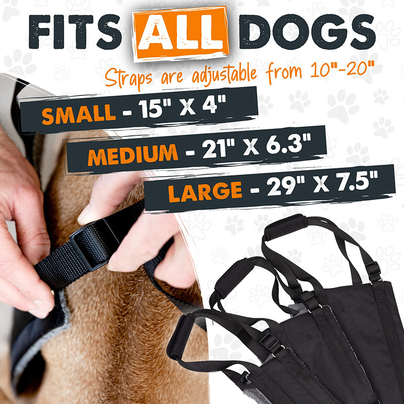 Lifting Rear Legs of Bigger Canines Easier Dog Lift Harness Dog Sling for Large Dogs Hind Leg Support